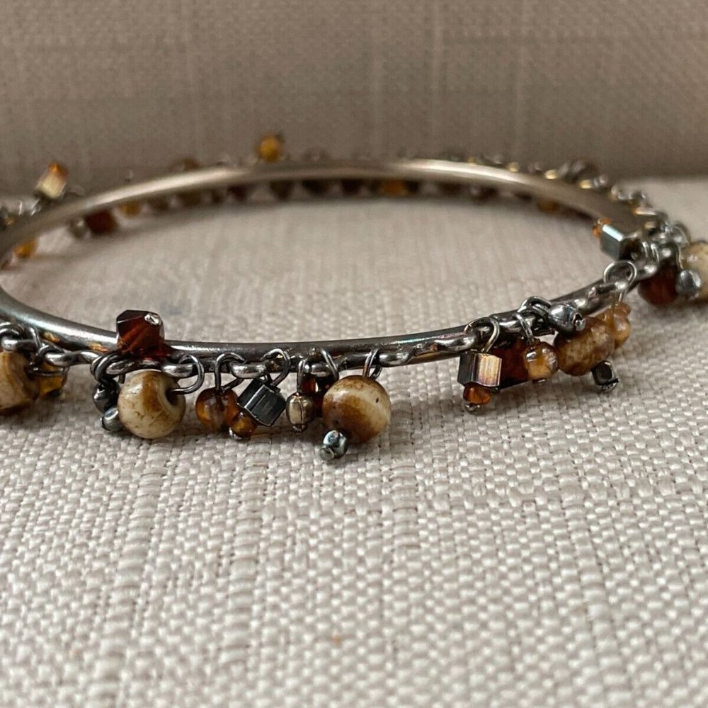 Women Bracelet Silver Tone Beads Fashion Jewelry Wrist Band Unbranded - Picture 5 of 10